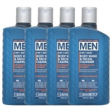 メンズ 2イン1 デイリーボディウォッシュ & フェイシャルクレンザー  499ml x 4 4個セット